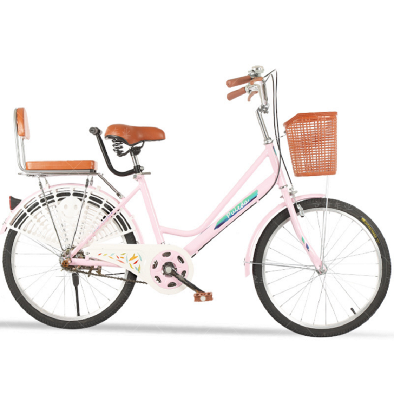 Populaire 24 \\\\ \'\\\\\' 26 inch fiets man en vrouw hoge koolstof stad fiets met mand